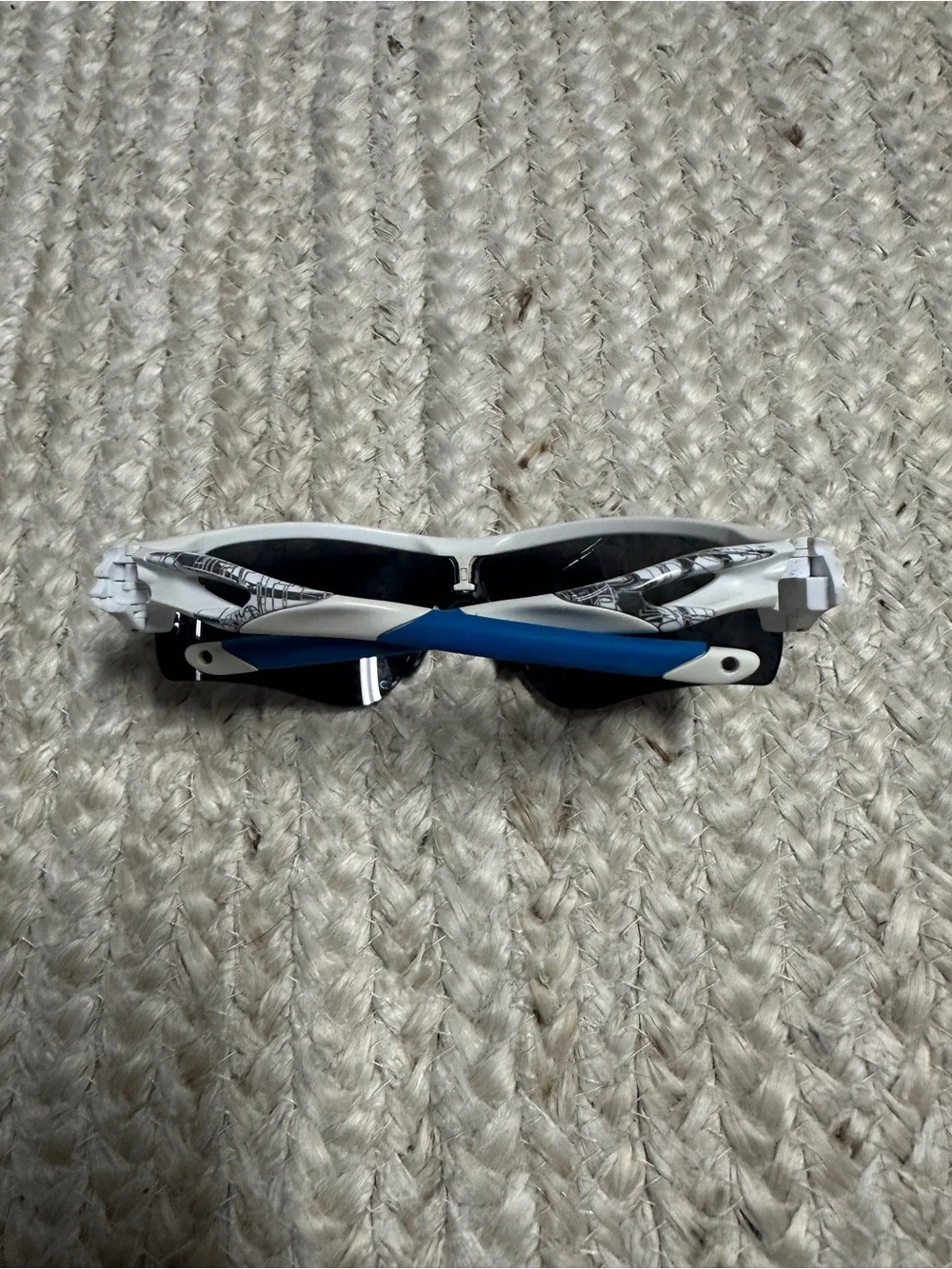 Oakley RadarLock White w/Gray/Teal Sunglasses